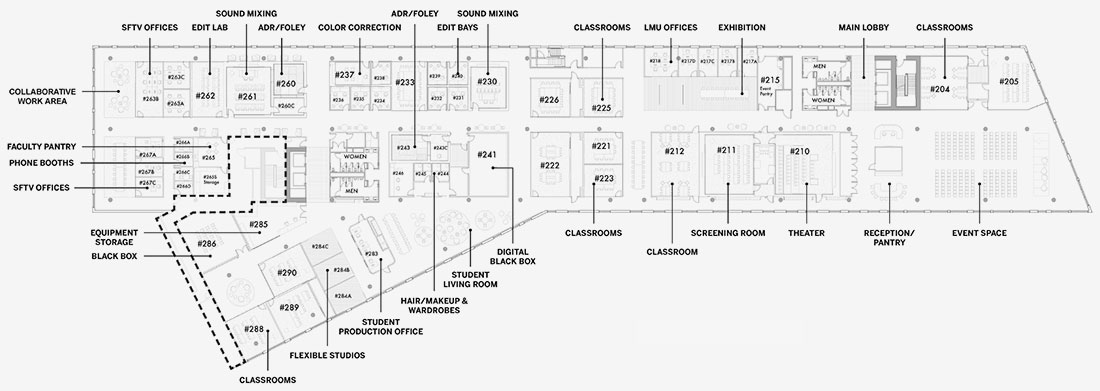 Playa Vista Campus Floorplan